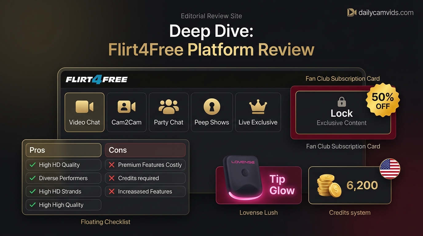 Flirt4Free Review 2026 — Premium US Cam Platform Examined