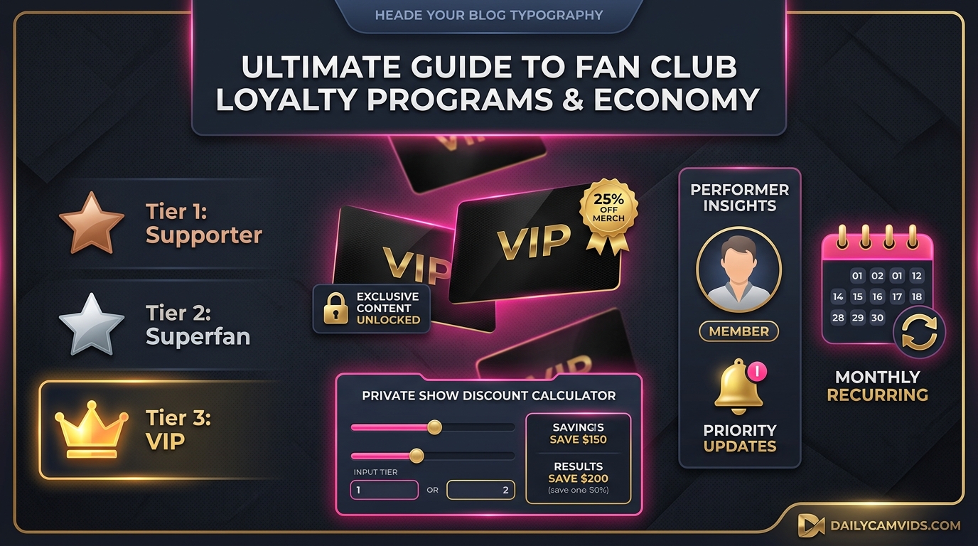 Guide to Fan Clubs and Subscriptions on Cam Sites