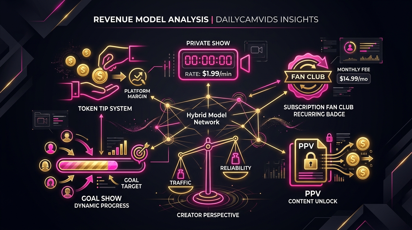Cam Site Revenue Models Explained