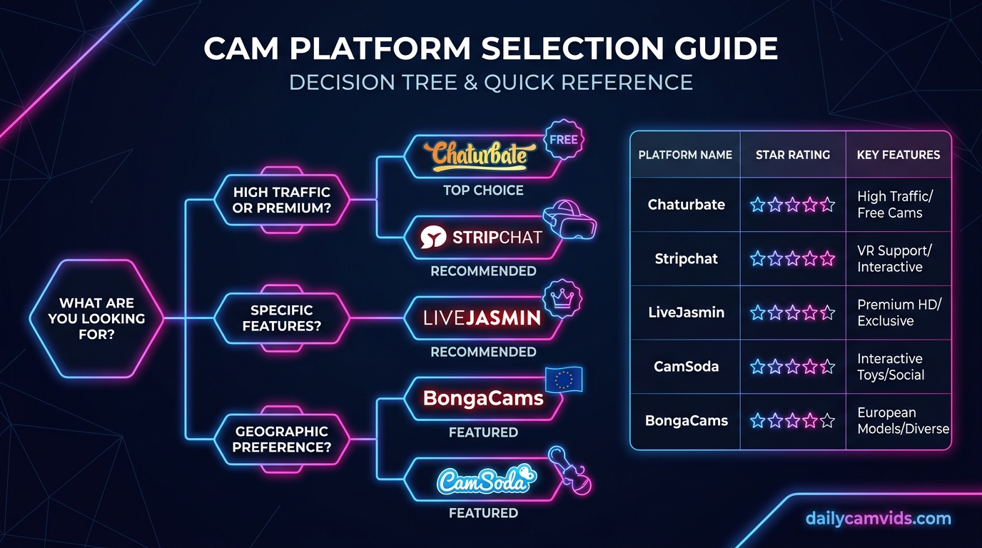 Which Cam Site Is Right for You? A 2026 Guide