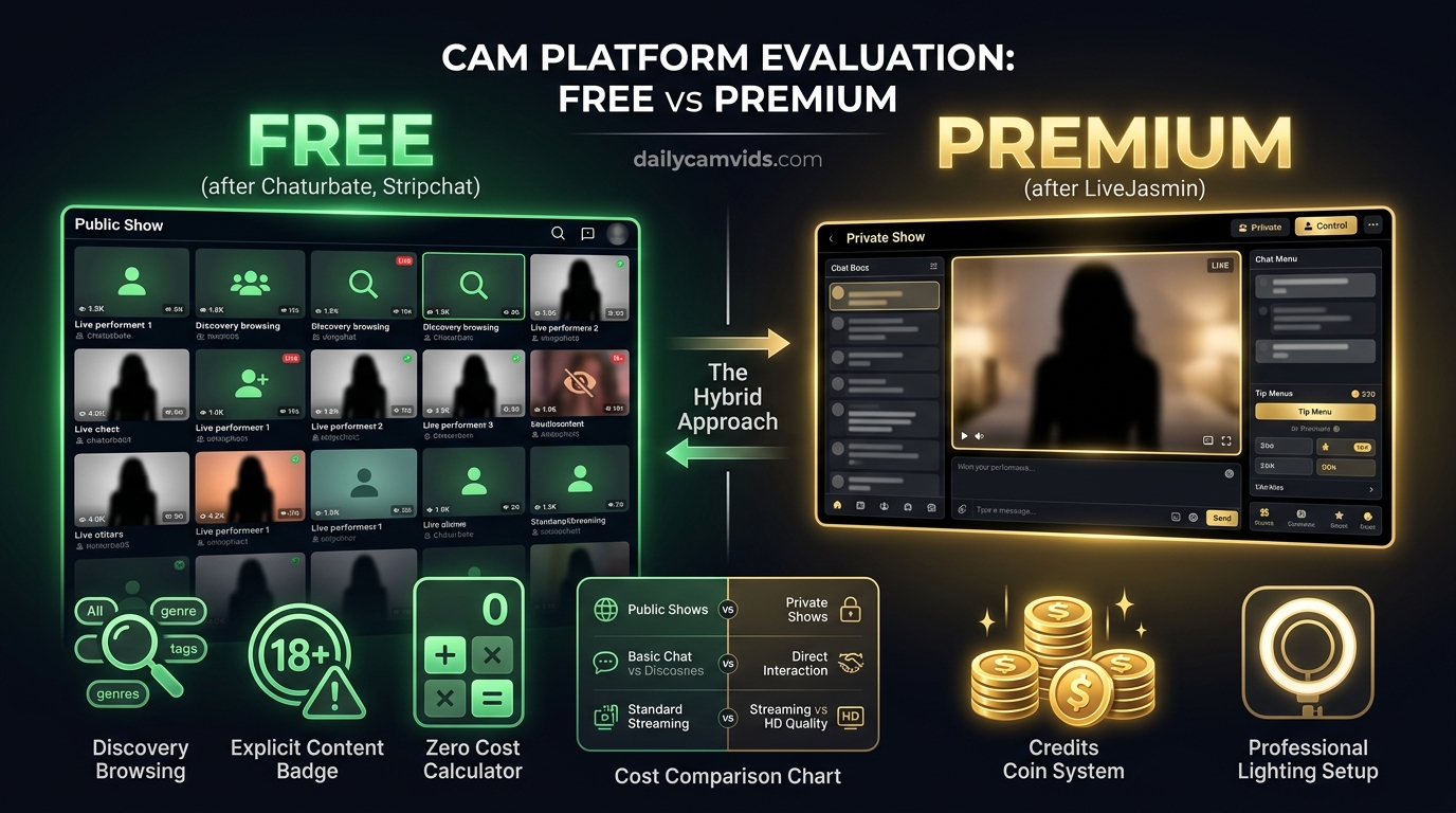 Free vs Premium Cam Sites: Which Are Worth Paying For?
