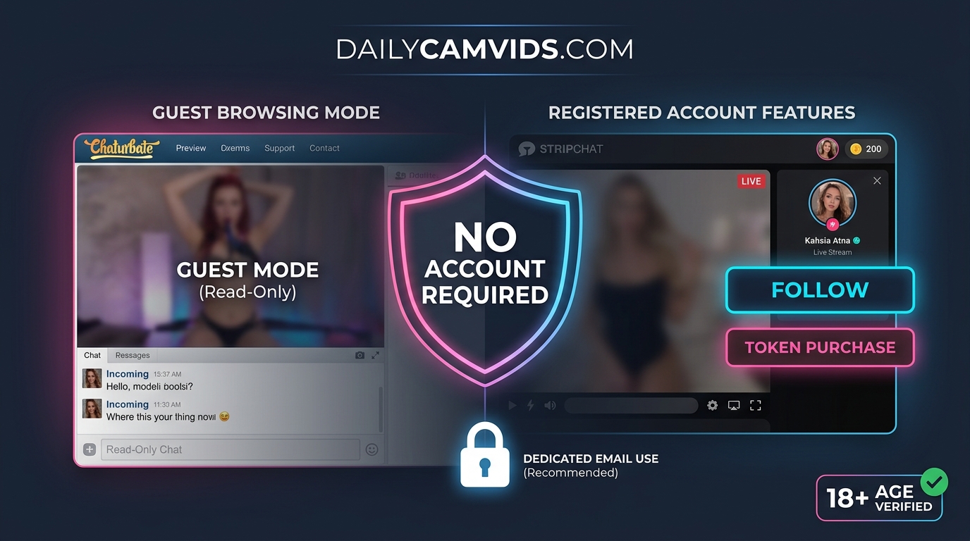 Do You Need an Account to Watch Cam Sites?