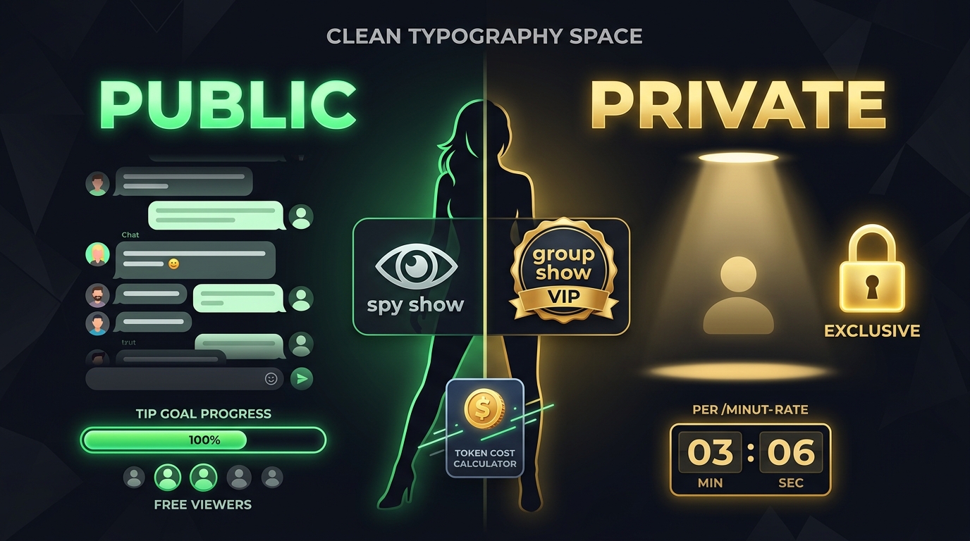 Public vs Private Cam Shows Explained