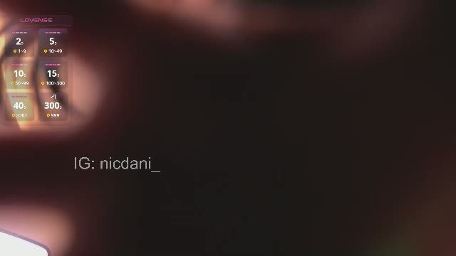 nicdani_1 Chaturbate cam show 2026-08-23 10:27